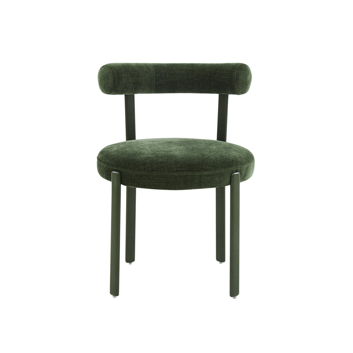 Margaret Performance Chenille Bolster Back Dining Chair