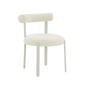 Margaret Performance Chenille Bolster Back Dining Chair