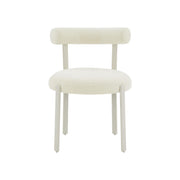 Margaret Performance Chenille Bolster Back Dining Chair