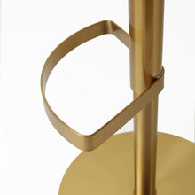 Primrose Cream Textured Performance Fabric Adjustable Stool