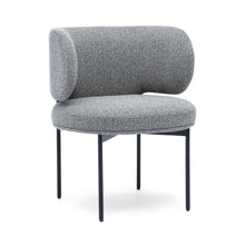 Maureen Speckled Grey Performance Boucle Dining Chair