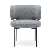 Maureen Speckled Grey Performance Boucle Dining Chair