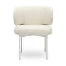 Maureen Cream Performance Upcycled Linen Dining Chair