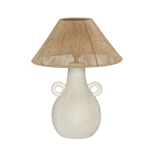 Lalit Natural & White Ceramic Table Lamp