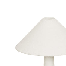 Faith White Boucle Floor Lamp