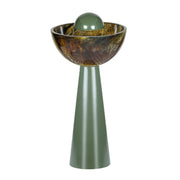 Rising Green Resin Table Lamp