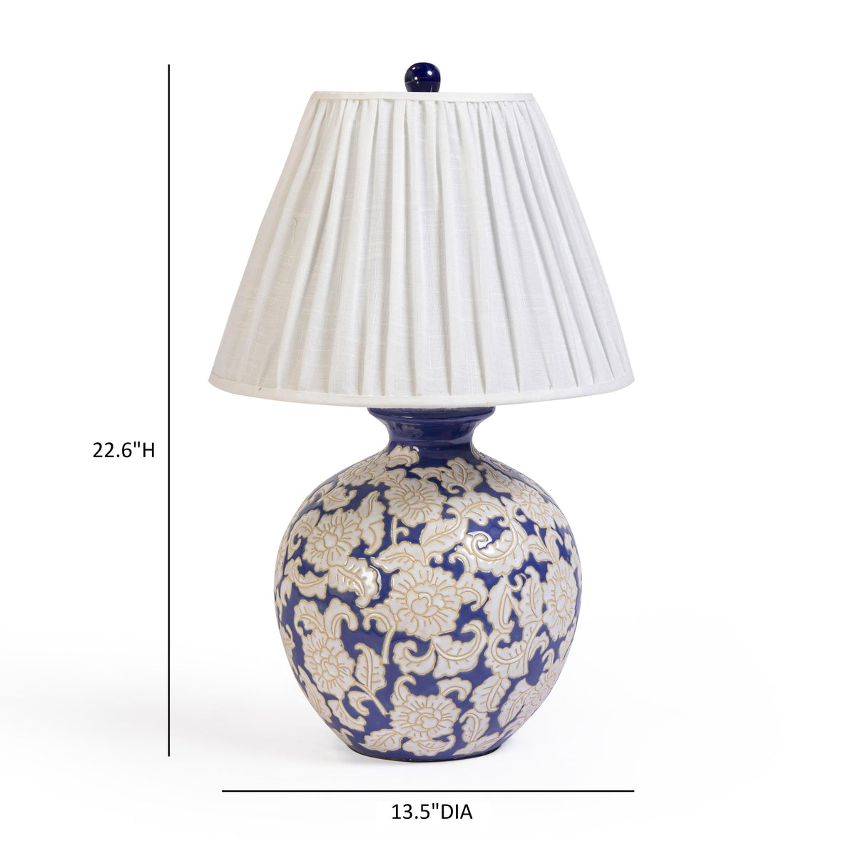Diana Blue & White Table Lamp