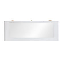 Hollywood 56" White Desk with Vanity Mirror