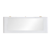 Hollywood 56" White Desk with Vanity Mirror