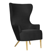 Julia Performance Velvet Wingback Accent Chair by Inspire Me! Home Decor
