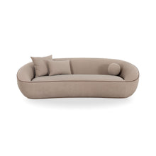Jenny 98.5" Taupe Performance Faux Mohair Sofa
