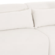 Tarra 3-Piece Cream Performance Chenille Modular Sectional