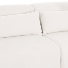 Tarra 3-Piece Cream Performance Chenille Modular Sectional