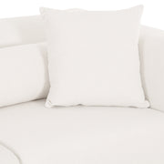 Tarra 4-Piece Cream Performance Chenille Modular U-Sectional