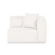 Tarra Cream Performance Chenille Modular Corner Chair