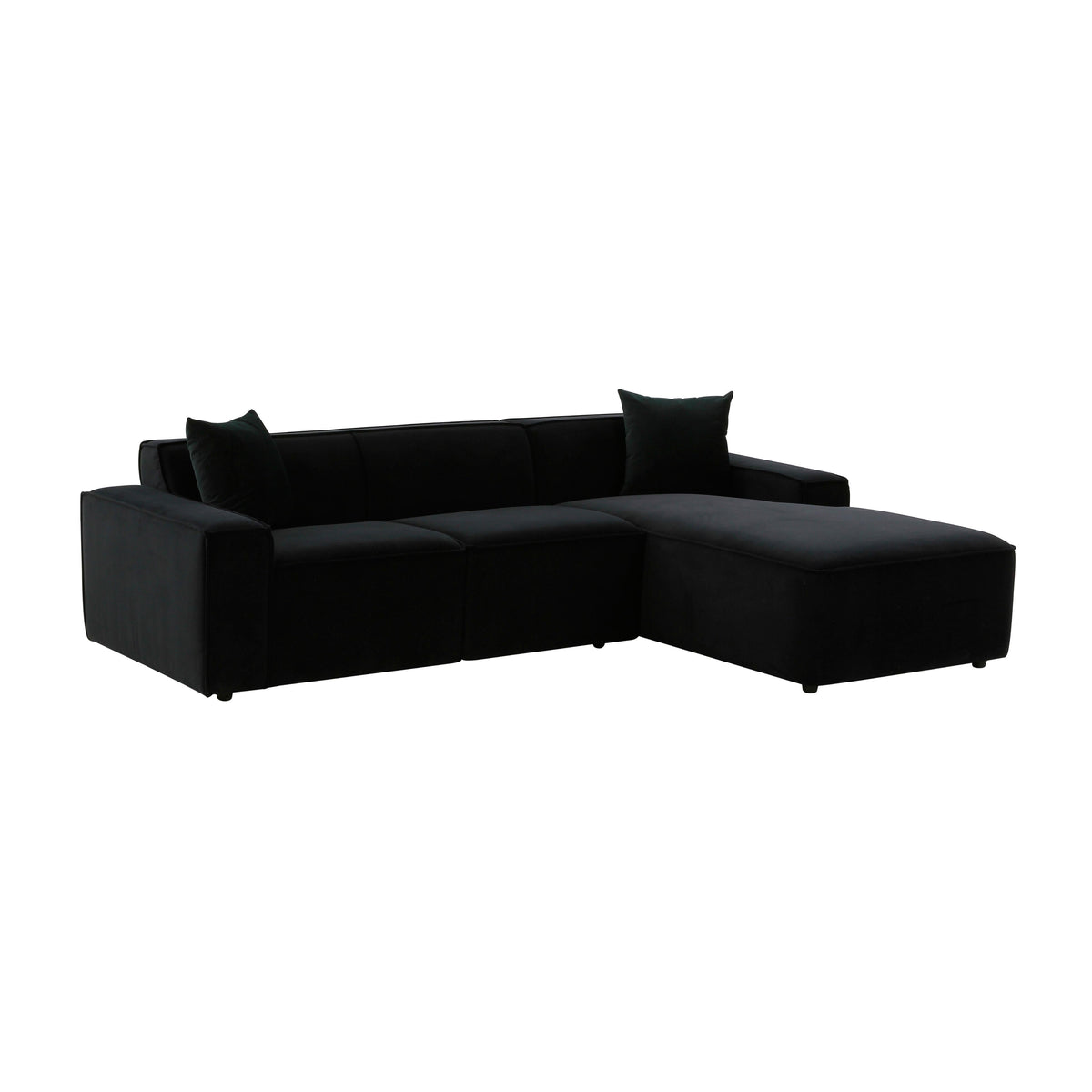 Olafur 2-Piece Performance Fabric L-Shaped Sectional