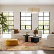 Fickle Cream Performance Boucle 2-Piece Modular Sofa
