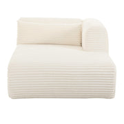 Tarra 71" Fluffy Oversized Performance Corduroy Modular Chaise