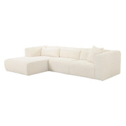 Tarra 3-Piece Fluffy Oversized Performance Corduroy Modular L-Shaped Sectional