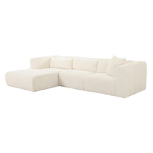 Tarra 3-Piece Fluffy Oversized Performance Corduroy Modular L-Shaped Sectional