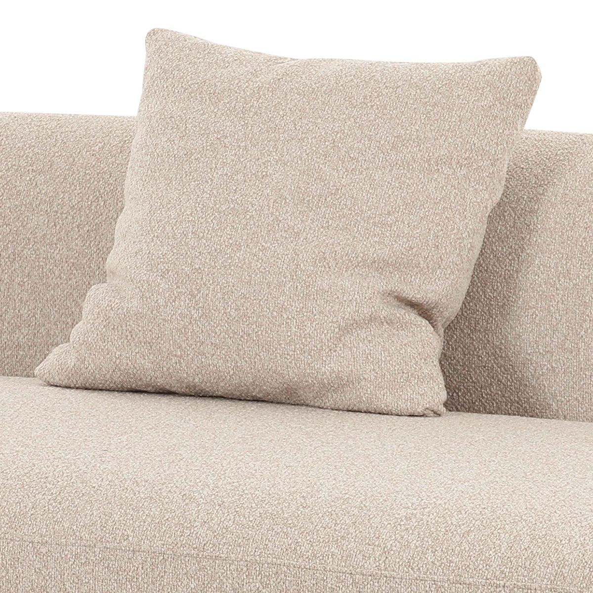 Sylvie 54" Cream Performance Boucle Armless Loveseat
