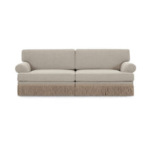 Yvette 92" Warm Grey Performance Boucle Sofa
