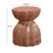 Turin Indoor/Outdoor Concrete Accent Stool
