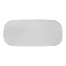 Margot 83" Light Grey Faux Plaster Indoor/Outdoor Concrete Oval Dining Table