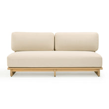 Reavan 67" Cream Performance Fabric Outdoor Lounge Sofa