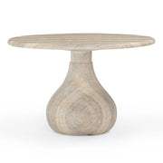 Smooch 47" Concrete Indoor/Outdoor Round Dining Table