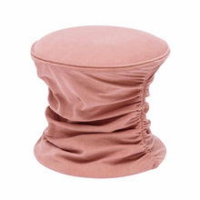 Bounce Ruched Performance Velvet Adjustable Ottoman