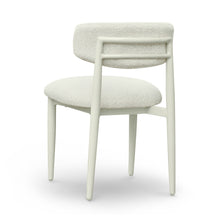 Annika Textured Contract-Grade Fabric Outdoor Dining Side Chair