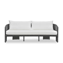 Alexa 80" Rattan Performance Fabric Outdoor Sofa