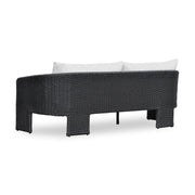 Alexa 80" Rattan Performance Fabric Outdoor Sofa