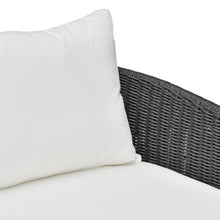 Alexa 80" Rattan Performance Fabric Outdoor Sofa