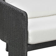 Alexa 80" Rattan Performance Fabric Outdoor Sofa