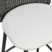 Alexa Performance Fabric Outdoor Stool