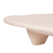 Athen 57" Lightweight Faux Stone Coffee Table