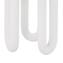 Tildy White Concrete Indoor / Outdoor Round Side Table