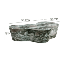 Slab 59" Concrete Indoor/Outdoor Coffee Table