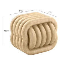 Love Knot Concrete Indoor/Outdoor Accent Stool