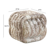 Love Knot Concrete Indoor/Outdoor Accent Stool