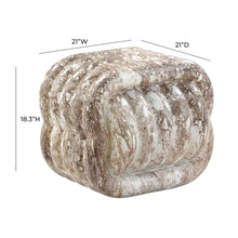 Love Knot Concrete Indoor/Outdoor Accent Stool