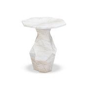 Esme Faux Marble Indoor/Outdoor Round Side Table