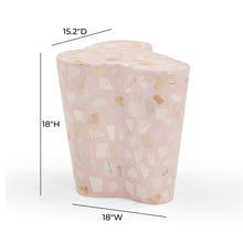 Slab Faux Terrazzo Indoor/Outdoor Side Table