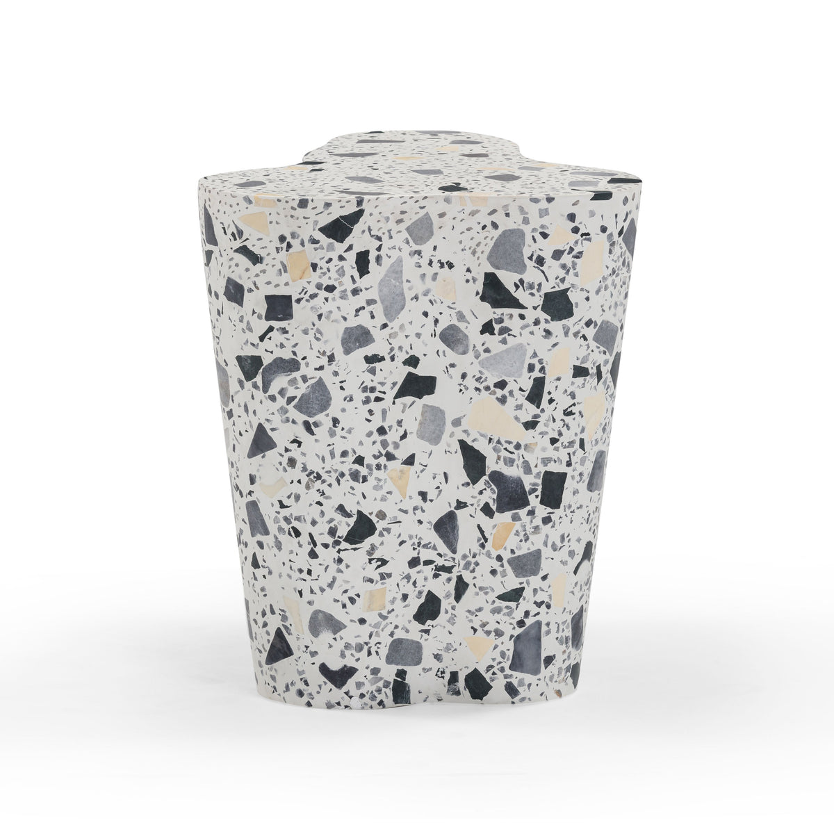 Slab Faux Terrazzo Indoor/Outdoor Side Table