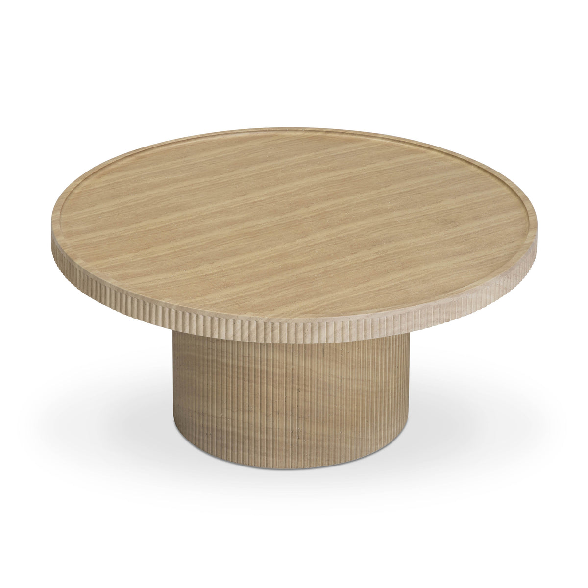 Darcy 36" Concrete Indoor/Outdoor Round Coffee Table