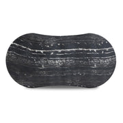 Hades 47" Black Faux Marble Indoor/Outdoor Concrete Coffee Table