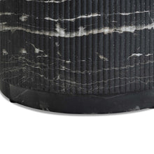 Hades 47" Black Faux Marble Indoor/Outdoor Concrete Coffee Table