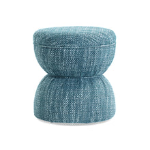 Tomlin Ruched Performance Fabric Game Ottoman
